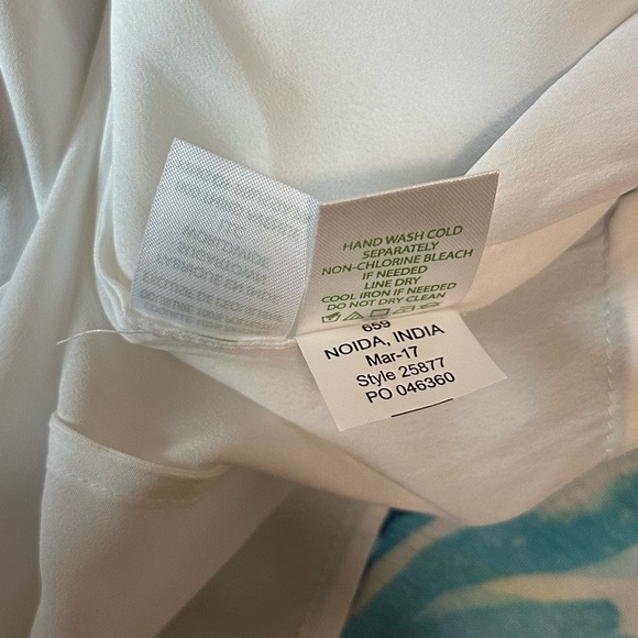 Lilly Pulitzer Bellamie Open Cold Shoulder Serene Blue Tippy Top Swing Dress XS - Picture 15 of 15